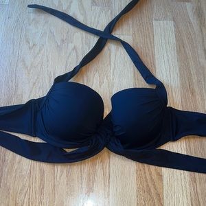 Black bikini top